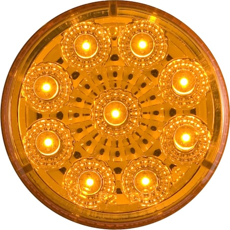 Optronics 9-Led 2in. Yellow Marker/Clearance Light MCL50AB